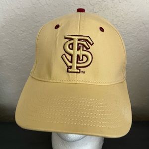 Florida State Seminoles yellow burgundy hat by the game one size